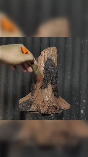 MEMBUAT POT BONSAI CASCADE RELIEF BATANG POHON ‼️ #potrelief #potbonsai