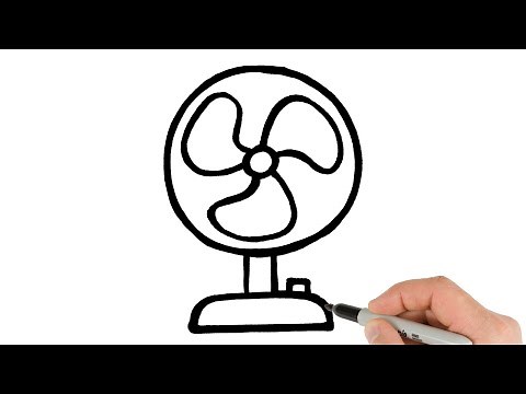 How to Draw a Fan | Super Easy Step-by-Step Tutorial!
