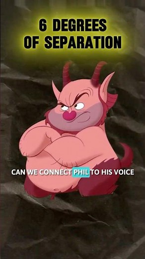 Connecting Phil to Danny DeVito through the six degrees of separation theory (Hercules, Disney)