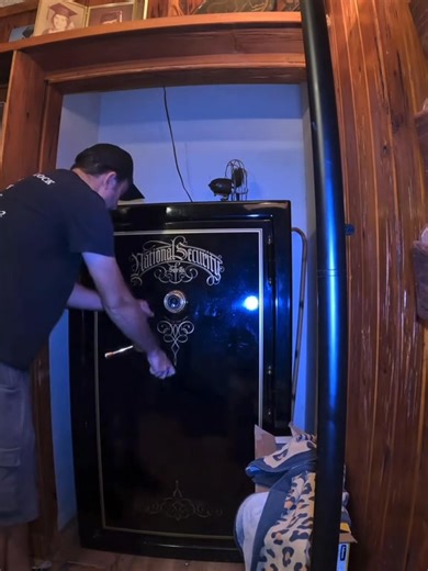 1.6M views · 4.4K reactions | Father passed away and his kids found Gun safe was hidden in a room inside a closet. | Vault Cracker | Facebook