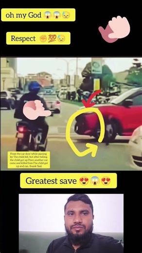 Mashallah 👆😱 Greatest save 😍💥💯 #shortvideo #status #whatsappstatus #respect #gretest #humanity 😱😱