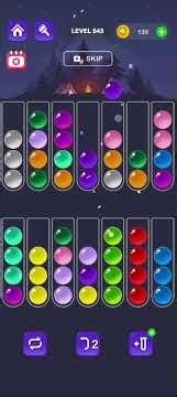 Ball Sort Master Level 543 #ballsortmaster #ballsortmastersolution #puzzlegame #gaming #games