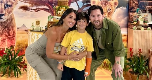 The adorable photos from the birthday of Leo Messi and Antonela's youngest son: "The baby of the family."