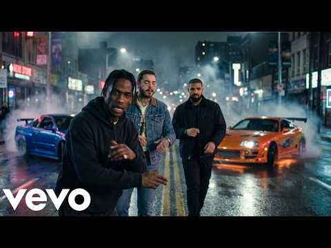 Post Malone, Drake - Midnight Drift (ft. Travis Scott) | (Music Video) | (By MKAstro) 2026