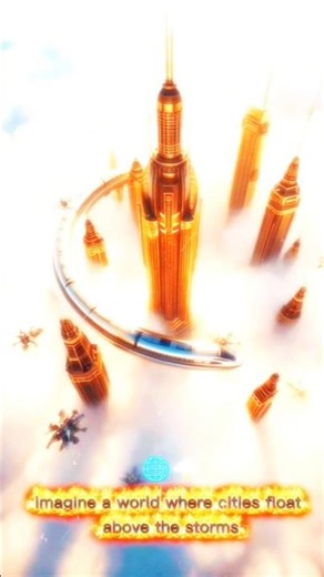 Would You Live Here? Earth-2 Cloud City in 2099 ☁️🚀 #shorts