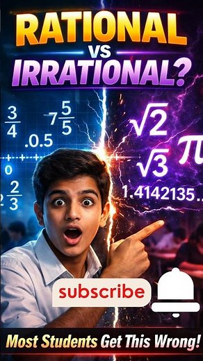 🔥Class 9 Maths Chapter 1: Rational vs Irrational Numbers Made Super Easy!