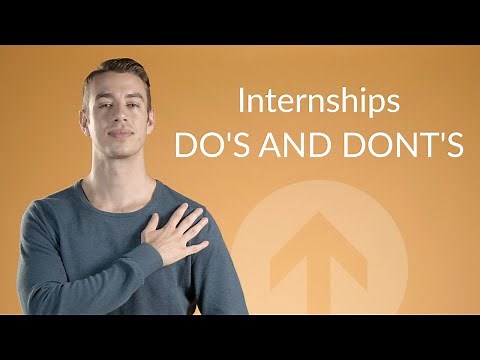 Internship first-day do's and dont's