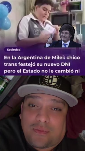 Festejo por el Nuevo DNI Trans en Argentina