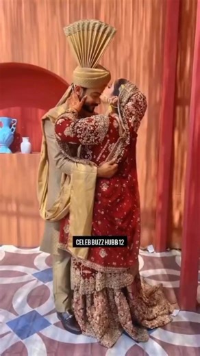 First time bride kiss for groom