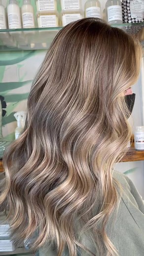 Dirty blonde balayage - face frame root melt using @redken shades eq gloss #redken #hair #hairtok #hairtransformation #mtl #mtlhair #fyp #rootmelt #faceframe #balayage #dirtyblonde