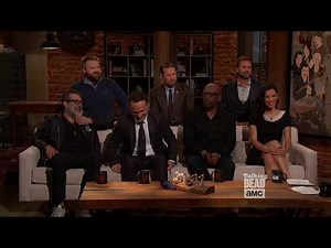 Talking Dead S07E16 people taking shots at Andrew Lincoln (Rick)