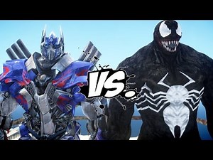 OPTIMUS PRIME VS VENOM - EPIC BATTLE