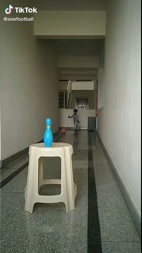 The accuracy of this three-year-old 🎯😮 #footballkid #footballskills 📹: Aaronraphael7