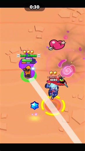 PIPER 1v1 - SIMON VS ‪@Dart4BS‬ #brawlstars #shorts