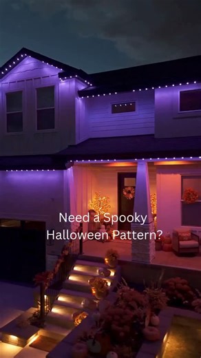 Halloween is next week! Still in need of a spooky Halloween pattern to light up your night? Comment “bat” to get sent all of our favorite Halloween patterns! #trimlight #homedecor #halloweendecor | Trimlight HQ