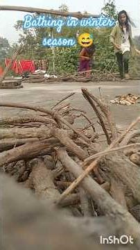 Winter Bathing Reality | Cold Weather Mini Vlog ❄️🥶#Minivlog #Winterbath