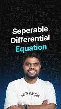 Seperable Differential Equations 2nd Sem BSc Mathematics FYUGP #calicutuniversity