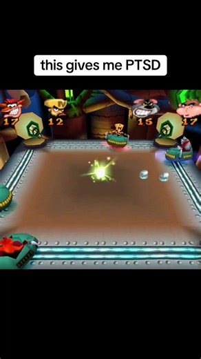 Crash Bash has some of the craziest RNG mini games ever 💀 #crashbandicoot #crashbash #retrogaming #videogames #classicgaming