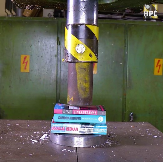 602K views · 5.1K reactions | CRUSHING Most EXPLOSIVE Paper! | Hydraulic press channel | Facebook