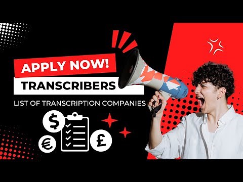 Earn $500 or more from Home | List of Transcription Companies Hiring