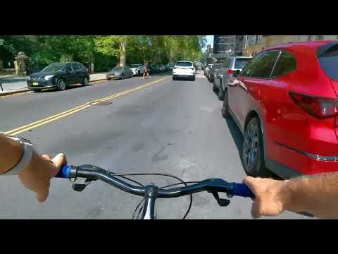 Morning Ride from Morningside Park through Harlem | Chest-Mounted Action Cam Journey