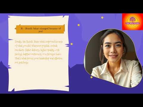 Behavioral Interview Question give an example of when you showed leadership