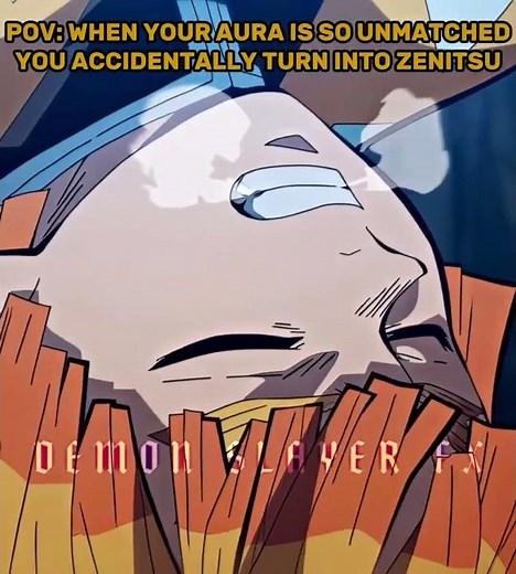 Nothing just Zenitsu aura farming 💀😭 | Demon Slayer FX | #demonslayer #knyedit #anime #fypシ゚viral