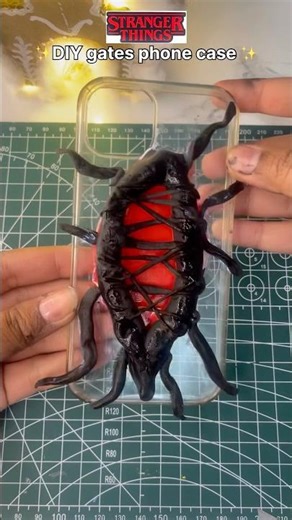 Stranger things DIY gates phone case 💔#strangerthings #diy #artandcraft #craftideas #craft #shorts