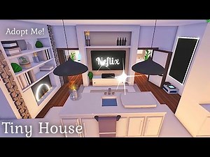Adopt Me! Posh Lavender & Cream Tiny House - Tour and Speed Build