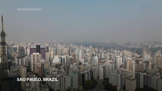 Brazil's largest city is cloaked in smokes from wildfires