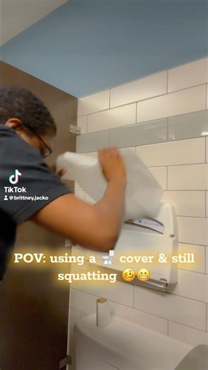 Public bathrooms 🤢 #public #bathroom #funny #shorts #youtubeshorts #women