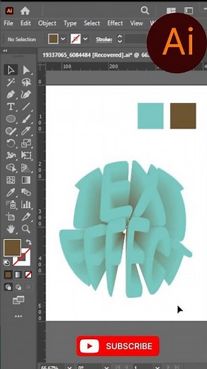 From Simple Text to Masterpiece | Illustrator Typography Tuto