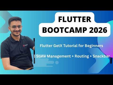 Flutter GetX Tutorial for Beginners | State Management + Routing + Snackbar