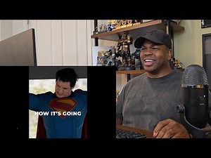Superman WORKING OUT & Meeting Children On Set Reaction!