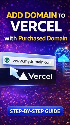 How To Connect Hostinger Domain To Vercel #shortvideo #shorts #short #tech #vercel #domain