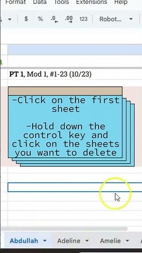 Deleting Multiple Google Sheet Tabs