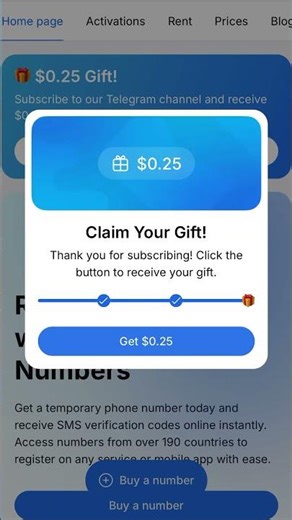 SMSFAST — protect your real phone number