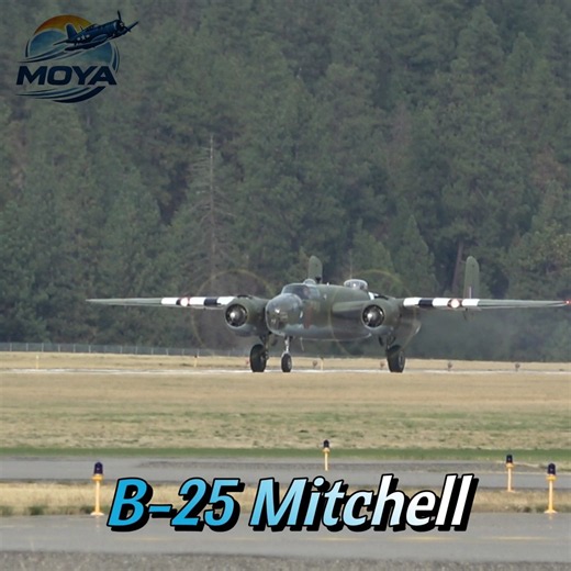 Take a Look at this Beautiful B-25 WWII Medium Bomber #aviation #military