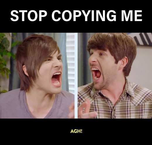 32M views · 973K reactions | Throwback to 2013 when the curse of the copycat struck Ian and Anthony. | Smosh | Facebook