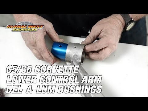 How To Install C5 & C6 Corvette Del-A-Lum Bushings In Front Lower Control Arms