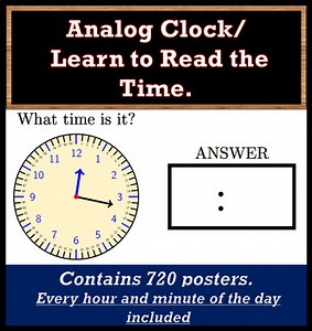 Analog Clock-How To Tell Time