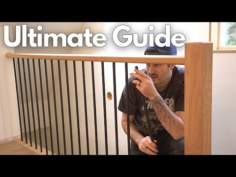 Building A Modern Handrail for Stairs