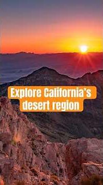 Epic Desert Road Trip: Hidden Wonders of California #shorts
