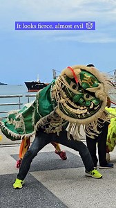 The Hokkien lion dance, also known as the Green Lion dance, is performed by Hokkien-speaking communities in Fujian (China) and Taiwan. It is a type of Chinese southern lion dance, distinguished by its green colour and a round, flat mask. Some also refer to it as the "sieve lion" due to its head shape. The Green Lion was originally created by rebels to symbolise the Manchu-led Qing Dynasty, which invaded China in 1644. Its fierce appearance reflected this defiance, and in the past, it was an evil