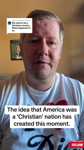 Replying to @Linda A the idea that America was once a Christian nation has led to this moment. #atheist #god #christiantiktok #bible #jesus