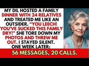 My DIL Organized a Family Dinner With 24 Relatives While I Was Ignored and Treated Like an Outsider