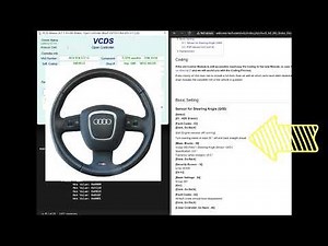 Audi B7 RS4 Steering wheel angle sensor calibration/coding