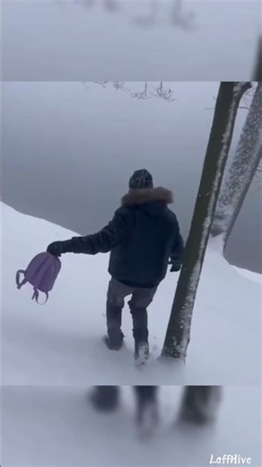 The kid is fine… he isn’t 😂❄️