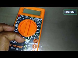 digital multimeter: first steps