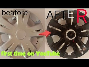 How to make clock with car alloy wheels